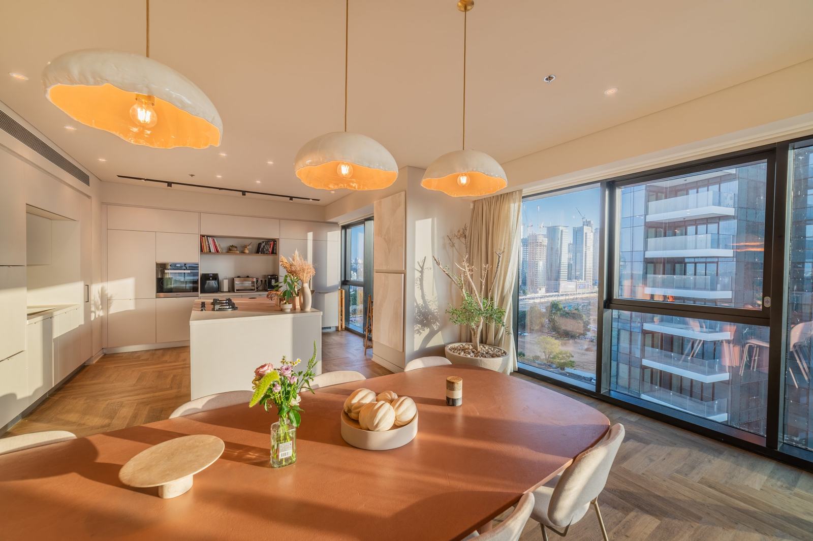 City apartment at golden hour, photographed by Re-Capture