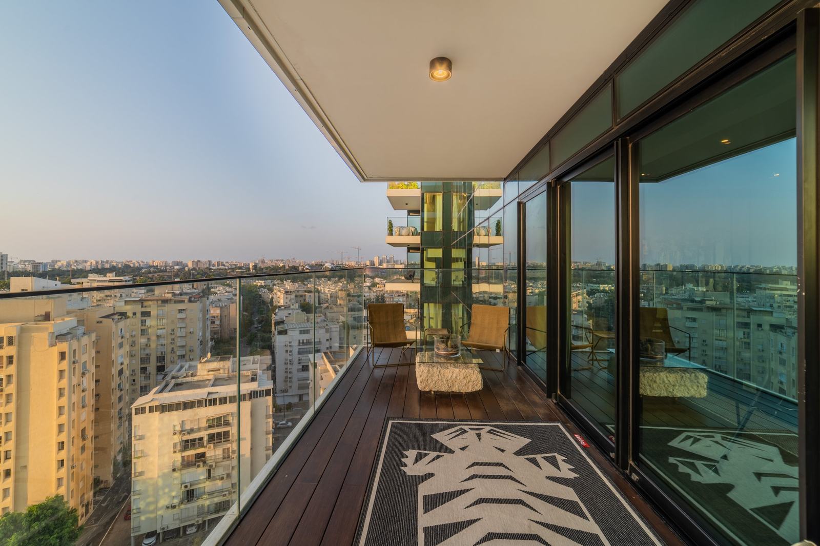 City apartment at golden hour, photographed by Re-Capture