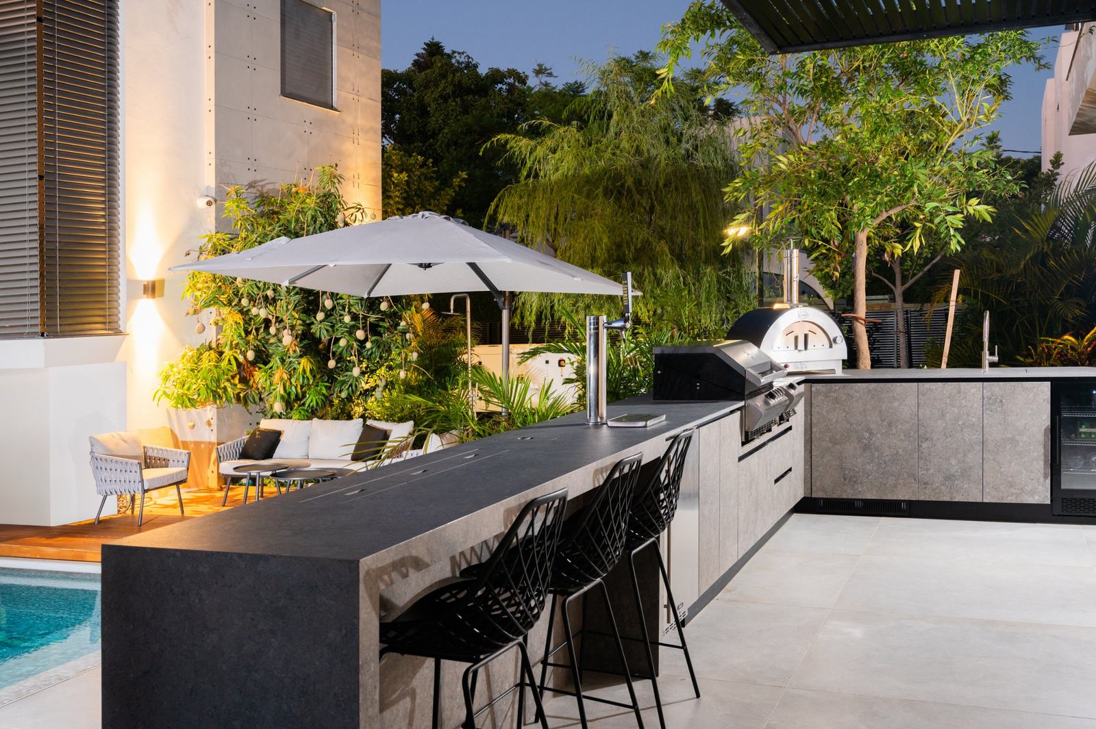 Outdoor kitchens and aerials, photographed by Re-Capture